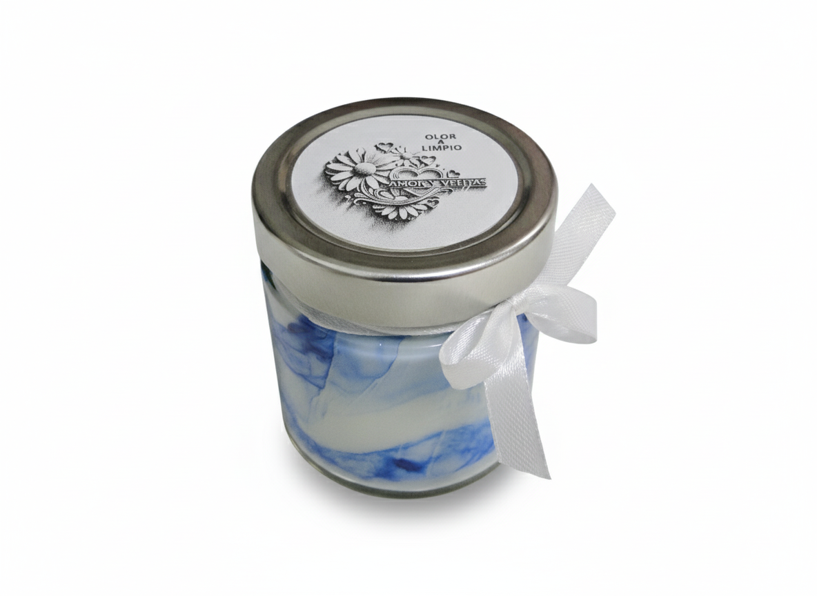 Vela en tarro esencia Olor a Limpio
