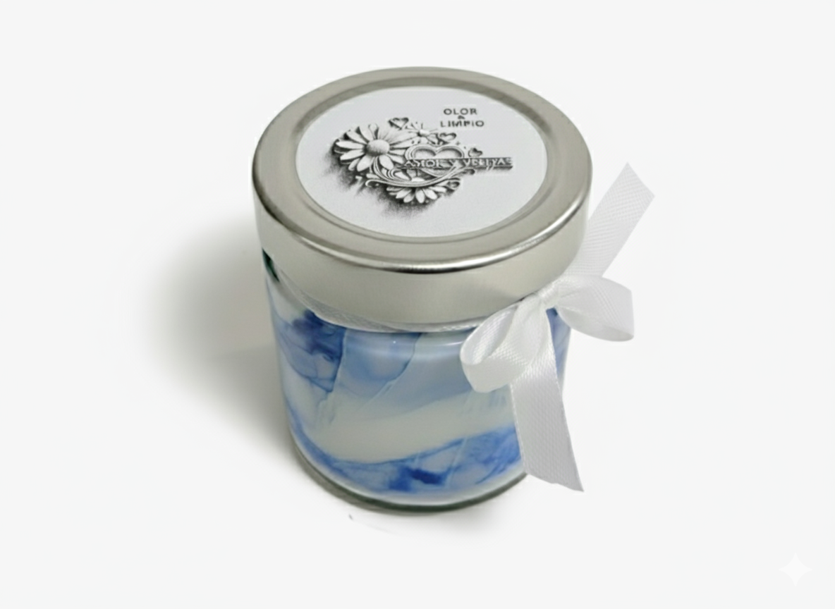 Vela en tarro esencia Olor a Limpio