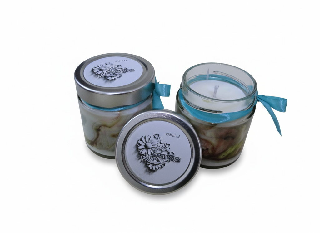 Vela en Tarro esencia Vainilla