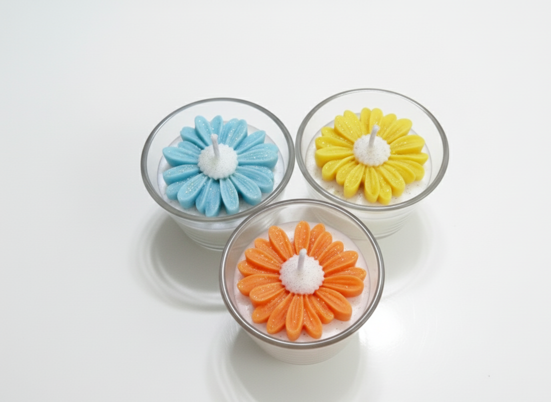 Pack 3 velas soja Floral